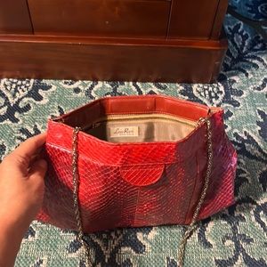 Vintage 60’s Lou Ran reptile clutch